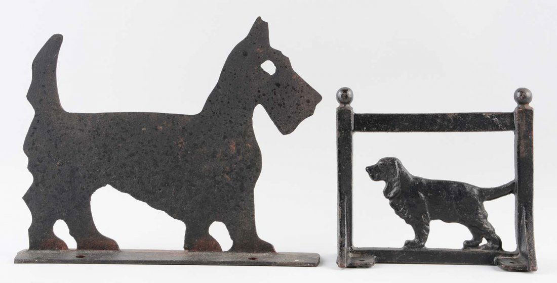 Lot Of 3: Cast Iron Assorted Foot Scrapers. (1 of 1)