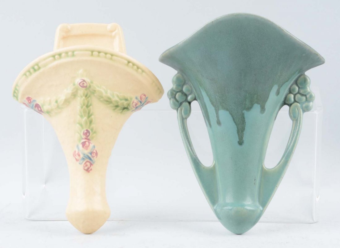 Lot Of 2: Roseville Wall Pockets (1 of 1)