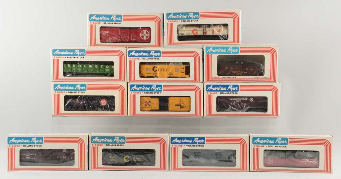 Lot Of 12:  American Flyer Post 1970 Rolling Stock. (1 of 1)