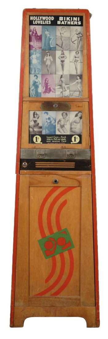 1¢ Exhibit Novelty Card Vending Machine (1 of 5)