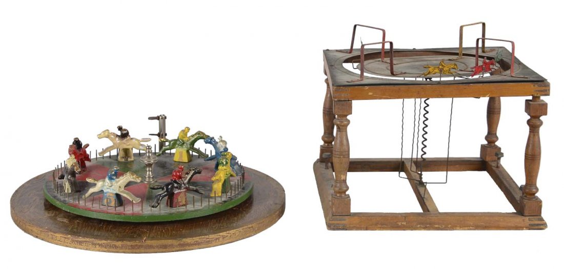 Lot Of 2: Horse Racing Gambling Wheels (1 of 3)