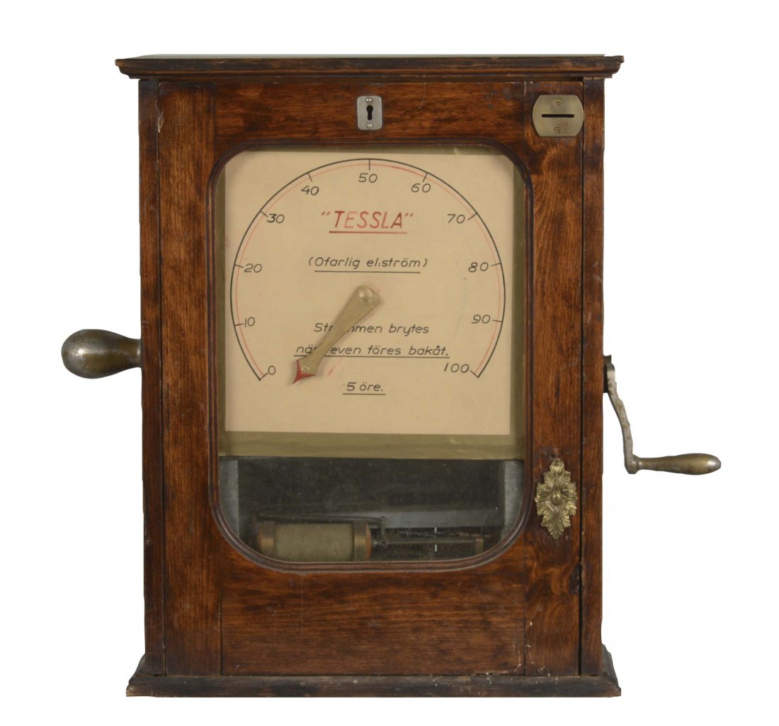 Coin-Op "Tessla" Swedish Electric Shock Machine (1 of 7)