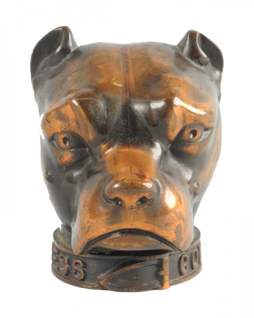 Brass American Express Bulldog Figure Head (1 of 4)