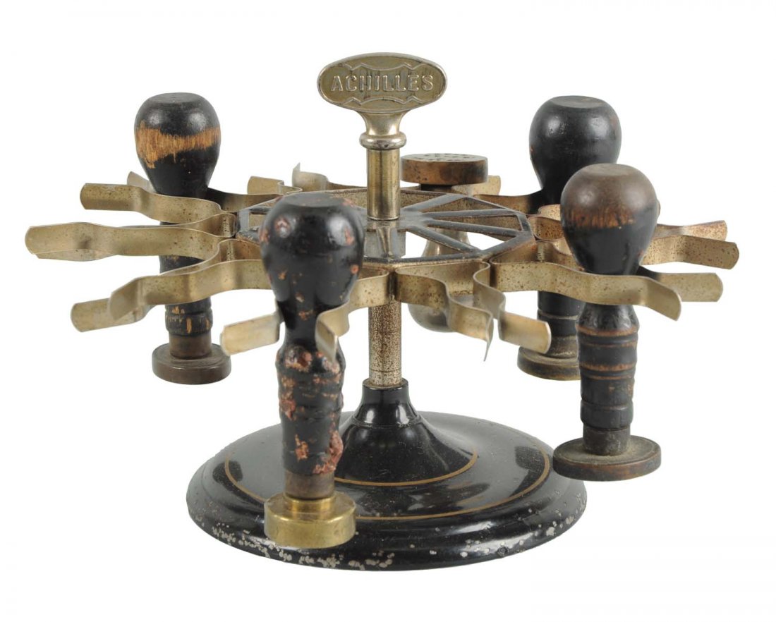 Achille Stamp Holder With Early Stamps (1 of 2)