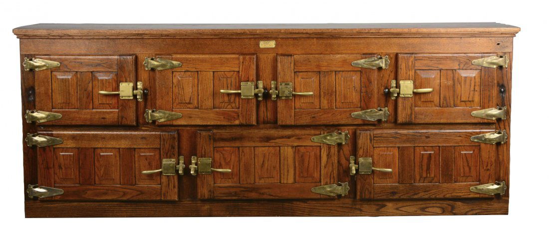 White Clad Ice Box Cabinet (1 of 2)