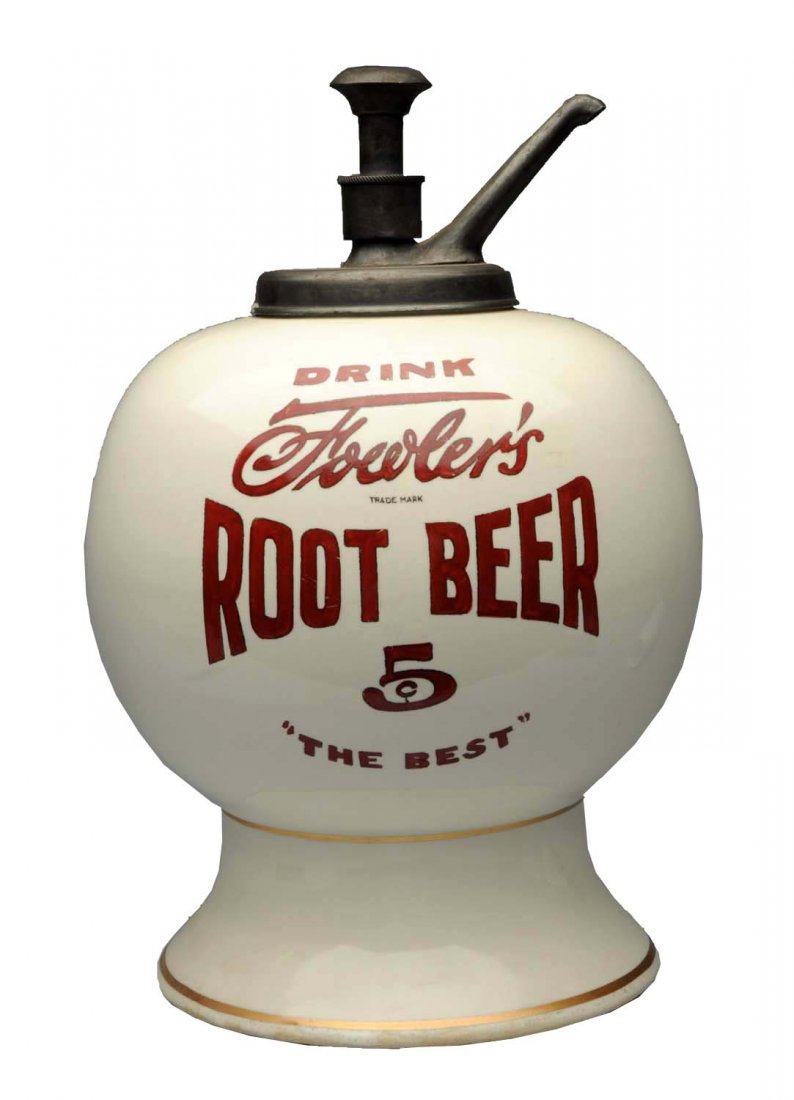 Fowler's Root Beer Syrup Dispenser (1 of 3)
