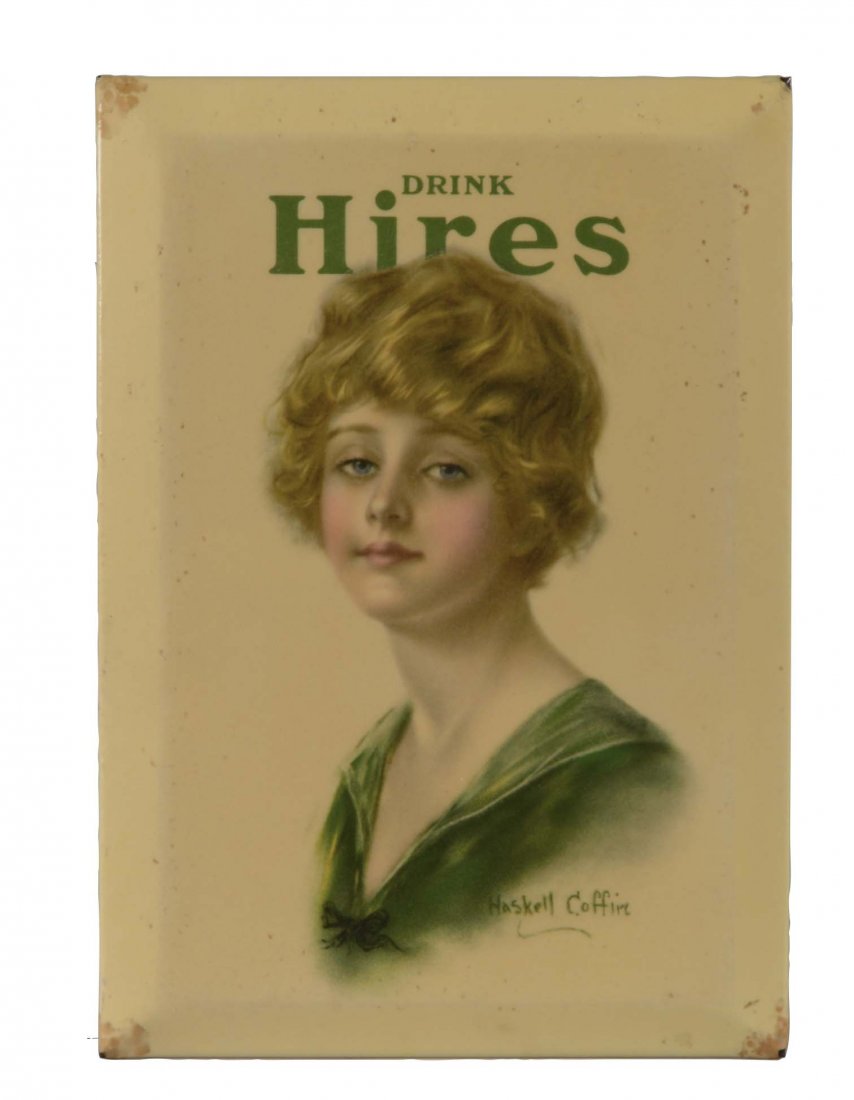 Metal Hires Advertisement Sign (1 of 1)