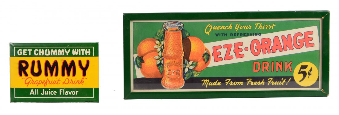 Lot Of 2: Drink And Farm Advertisements (1 of 1)