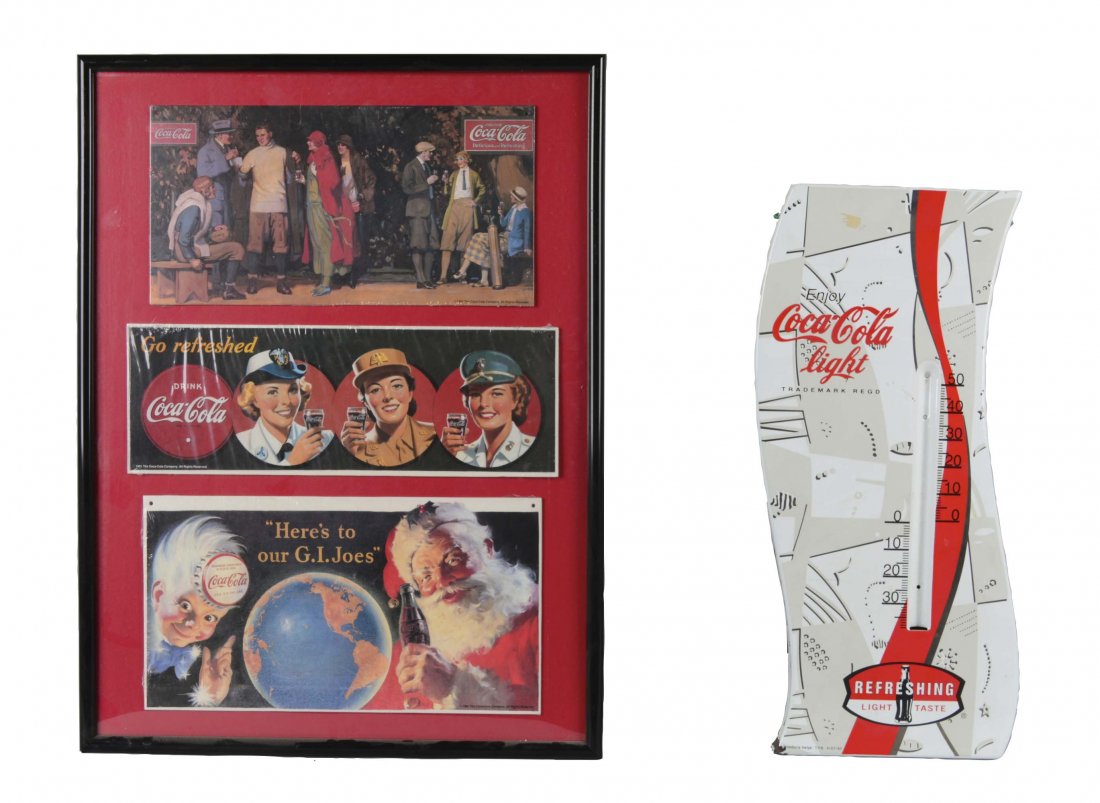 Lot Of 2: Coca-Cola Advertisements (1 of 1)