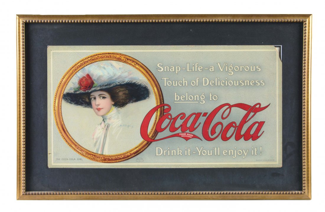 Coca-Cola Advertisement Trolley Sign (1 of 1)