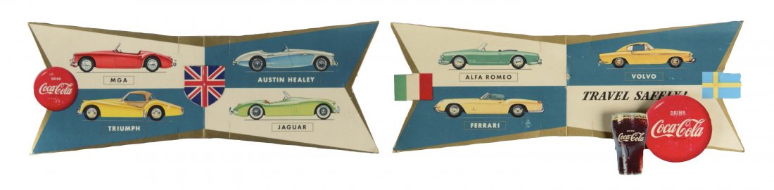 Lot Of 2: Cardboard Coca-Cola Festoon (1 of 1)