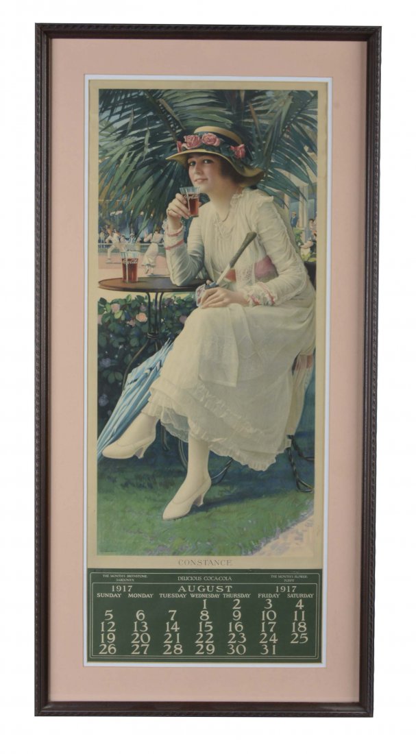 1917 Coca-Cola Calendar (1 of 1)