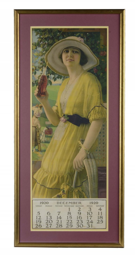 1920 Coca-Cola Calendar (1 of 1)