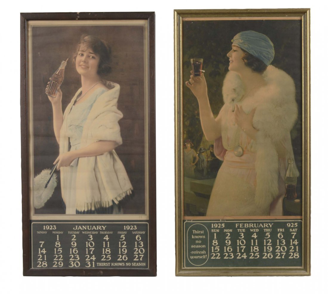 Lot Of 2: Coca-Cola Calendars (1 of 1)