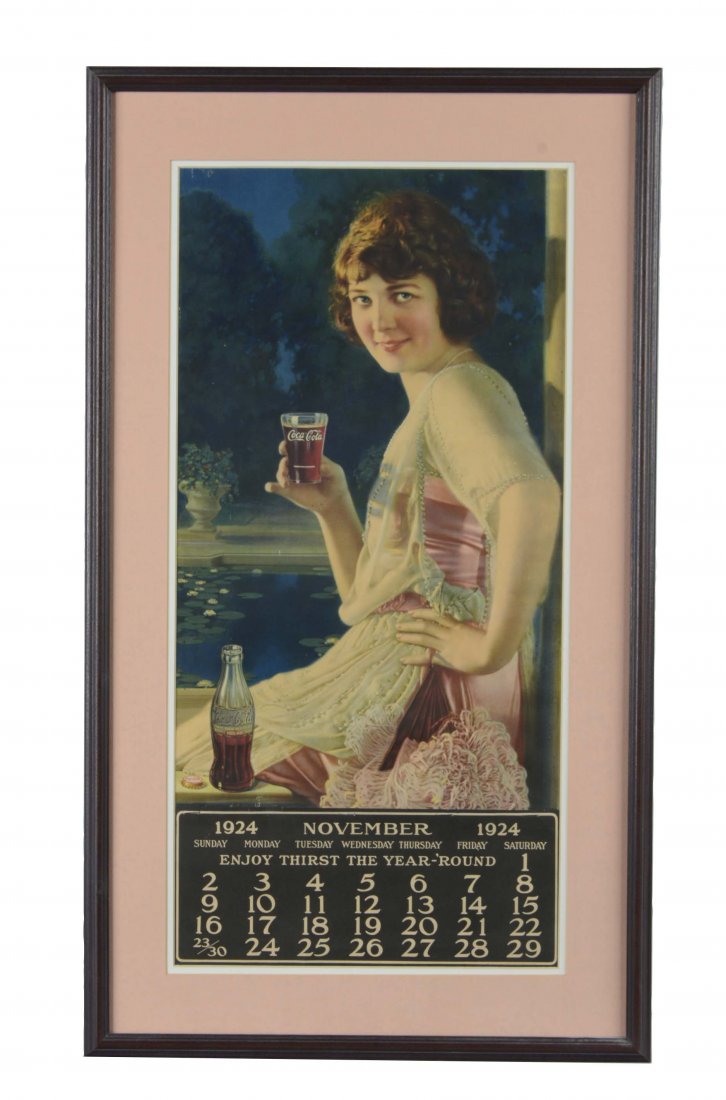 1924 Coca-Cola Calendar (1 of 1)