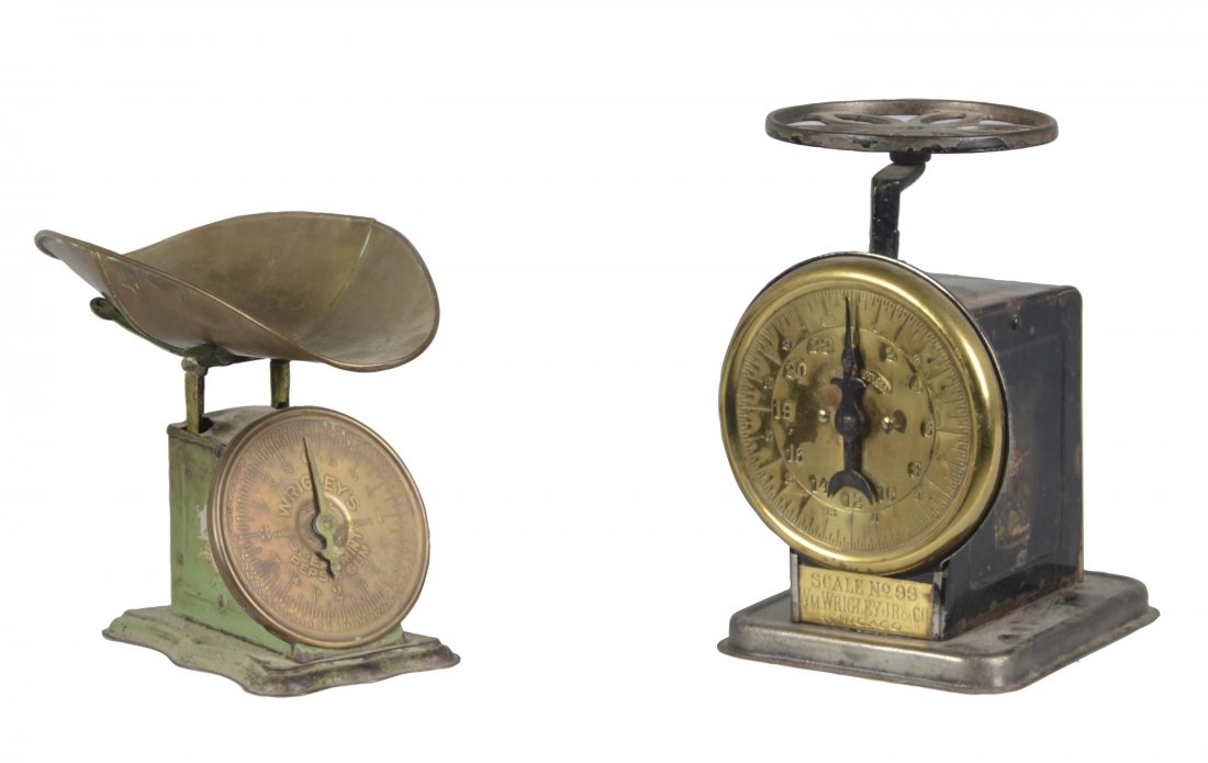 Lot Of 2: Wrigley's Candy Store Scales (1 of 2)