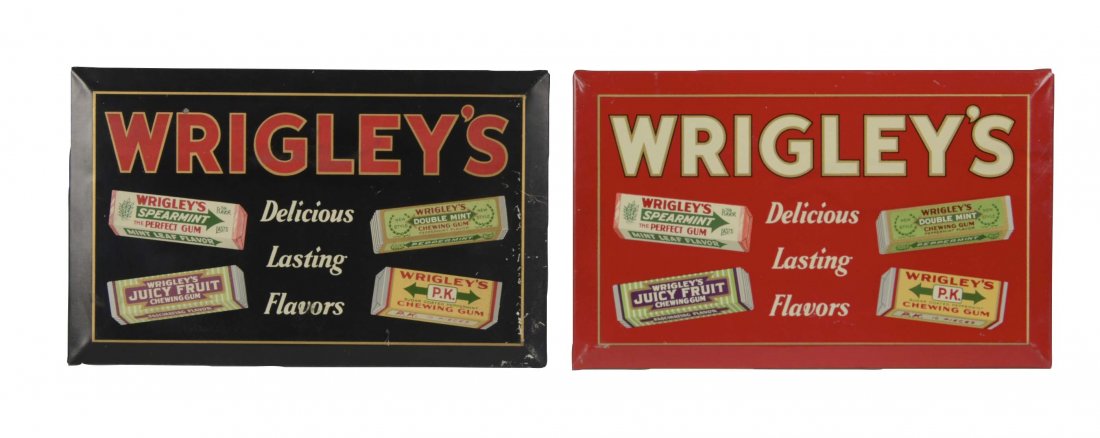 Lot Of 2: Wrigley's Chewing Gum Signs (1 of 1)