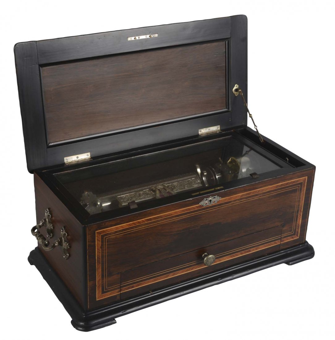 Tabletop Cylinder Player Music Box (1 of 4)