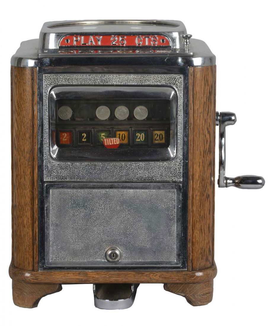 **25¢ Caille Aristocrat Counter Roulette Machine (1 of 8)