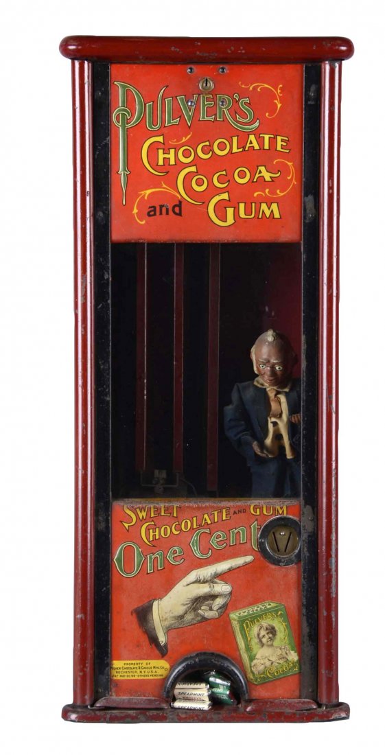 1¢ Pulver Chocolate Cocoa & Gum Vending Machine (1 of 4)