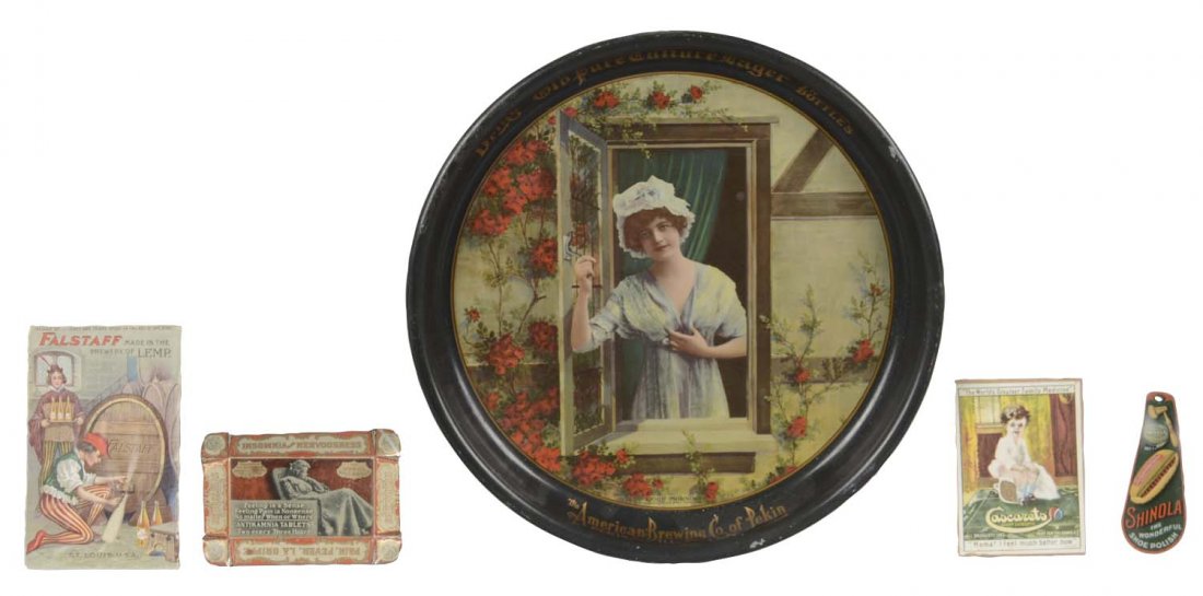 Lot Of 5: Advertising Lithographs (1 of 1)