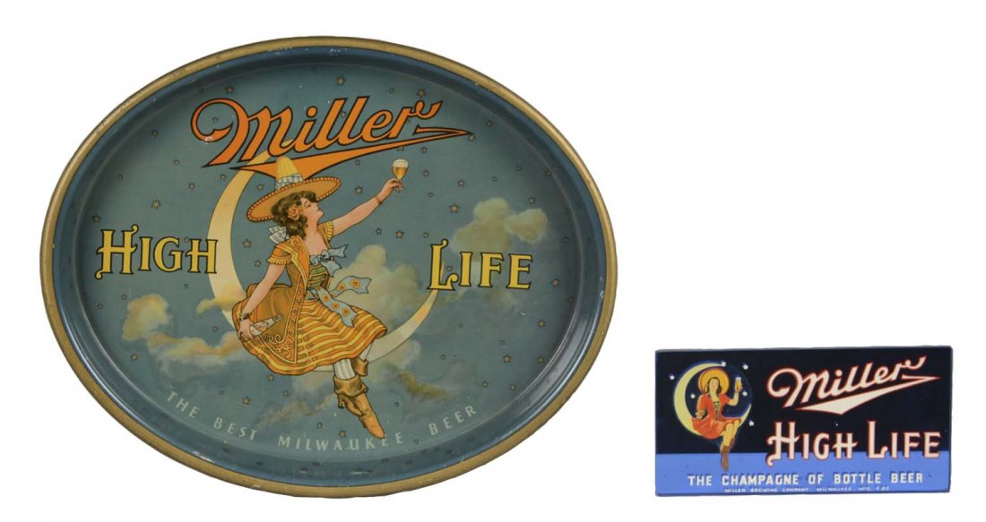 Lot Of 2: Miller High Life Advertising Items (1 of 1)
