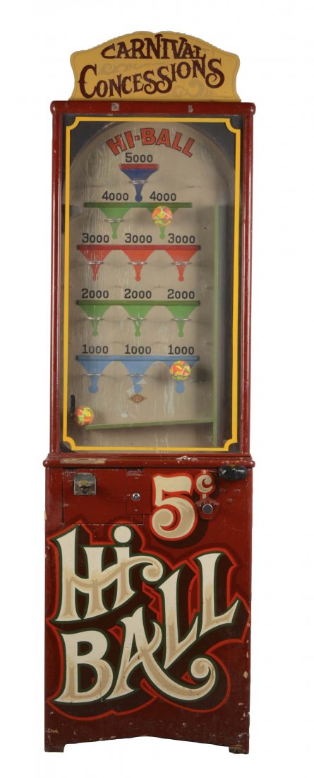 5¢ Exhibit Supply Co. Hi-Ball Arcade Game (1 of 6)