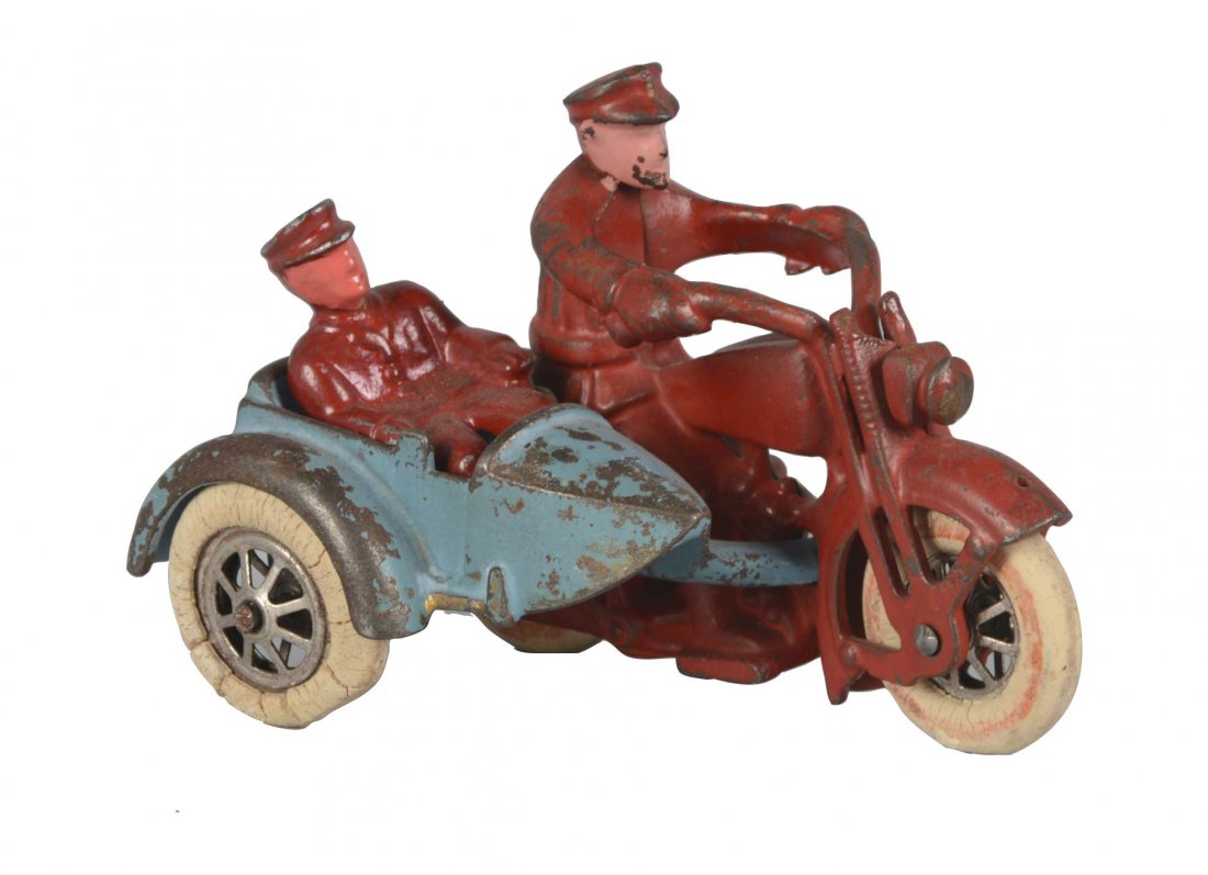 Hubley Harley Motorcycle With Sidecar (1 of 2)