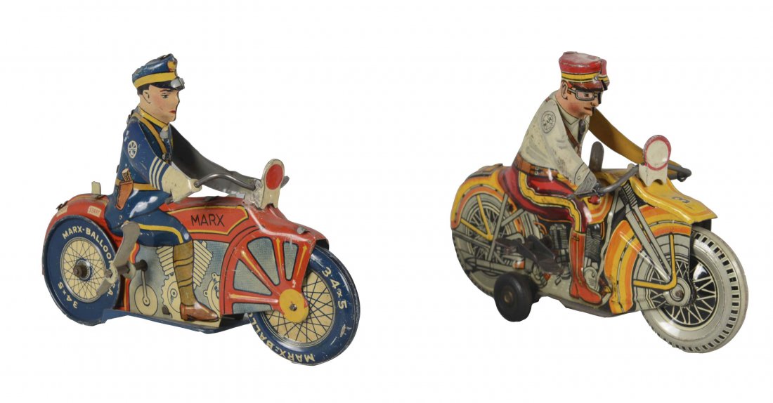 Lot Of 2: Marx Motorcycle Toys (1 of 2)