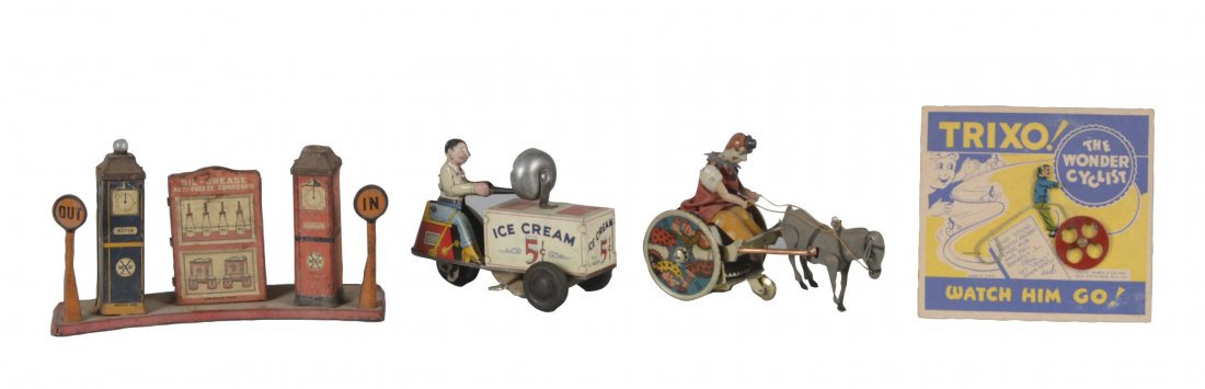 Lot Of 4: Miscellaneous Tin Toys (1 of 2)