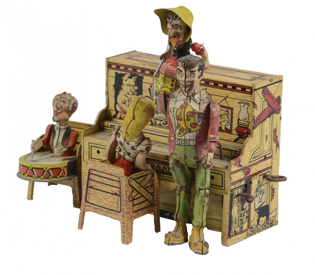 Unique Art Lil' Abner Band Tin Litho Toy (1 of 2)