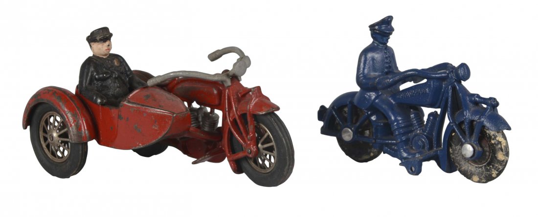 Lot Of 2: Cast Iron Motorcycle Toys (1 of 2)