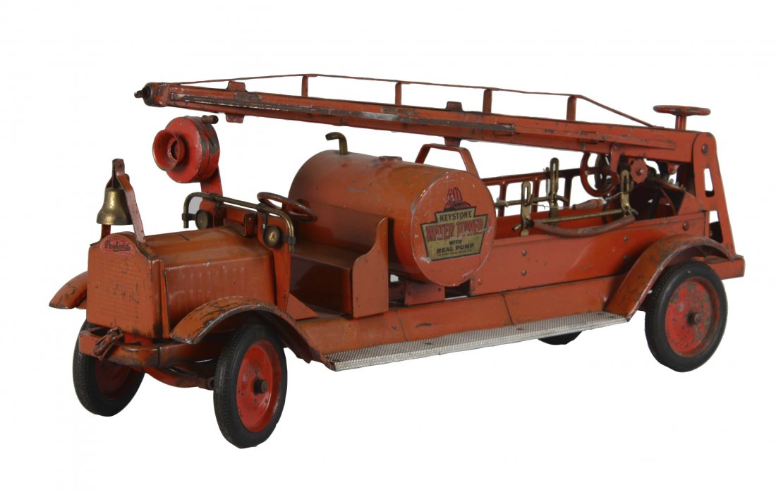 Keystone Pressed Steel Water Tower Firetruck (1 of 2)