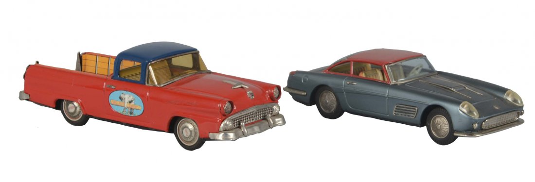 Lot Of 2: Bandai Japanese Tin Cars (1 of 2)