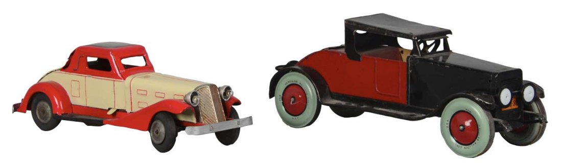 Lot Of 2: Pressed Steel Sedan Cars (1 of 2)