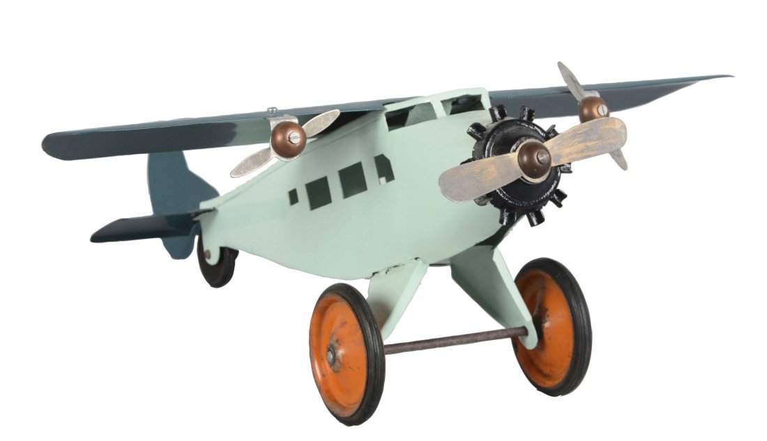 Pressed Steel Turner Toy Ford Tri-Motor Airplane (1 of 3)