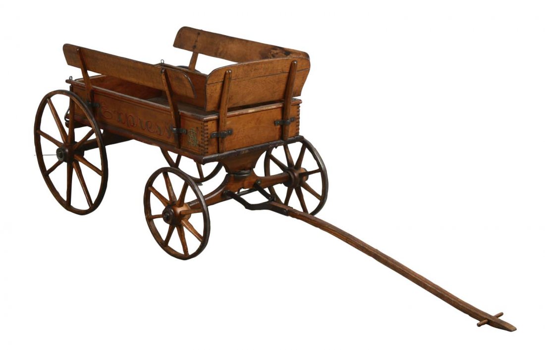 Antique Wooden Wagon (1 of 2)