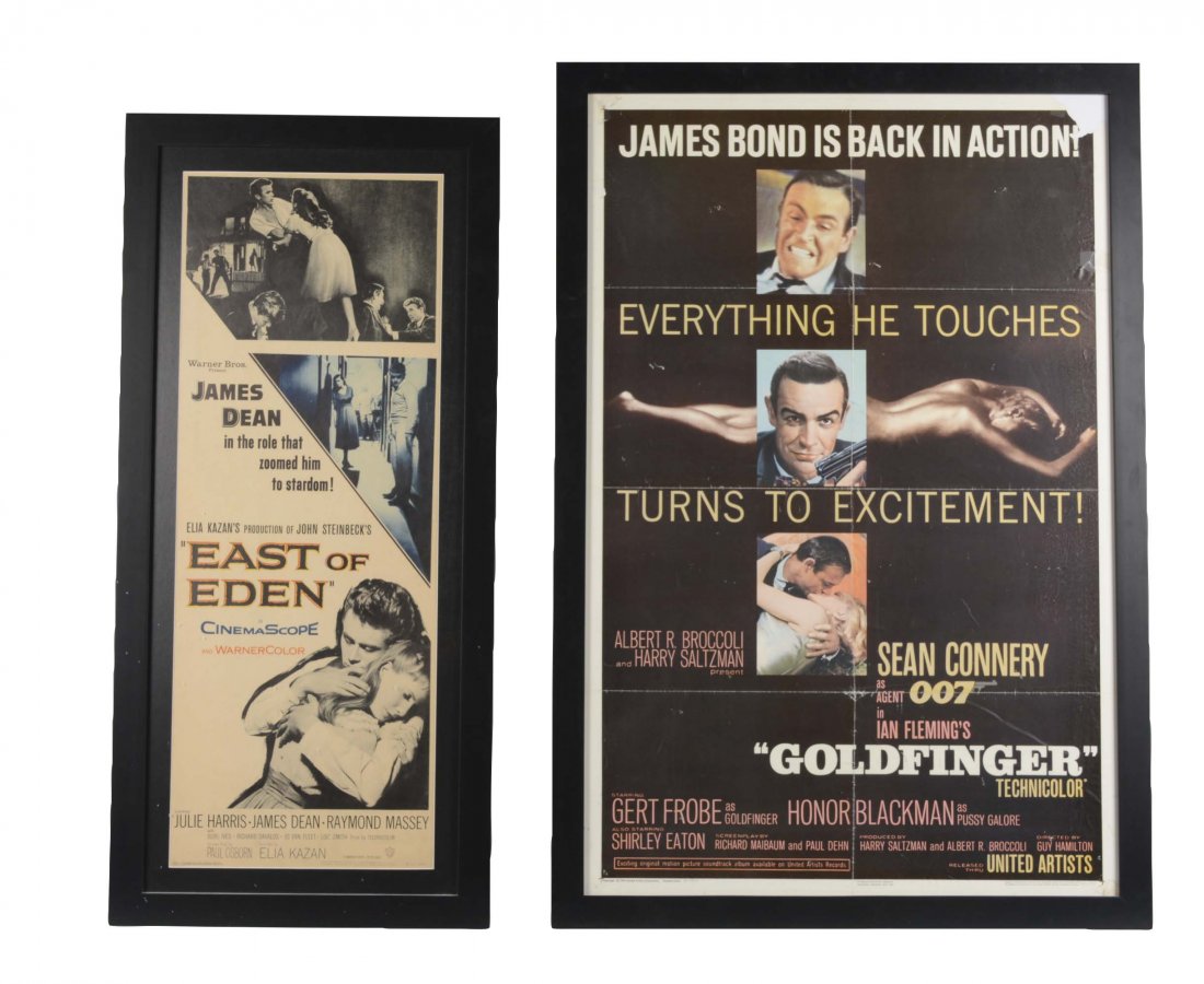 Lot Of 2: James Bond "Goldfinger" & James Dean "East of (1 of 1)