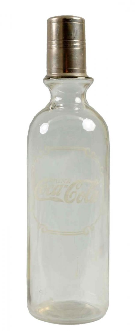 1920's Coca-Cola Syrup Bottle & Cap. (1 of 2)