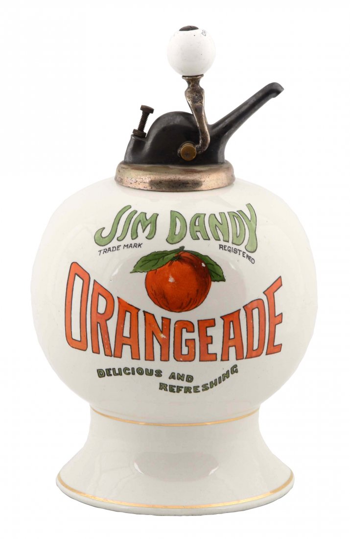 Jim Dandy Orange Ade Syrup Dispenser. (1 of 2)