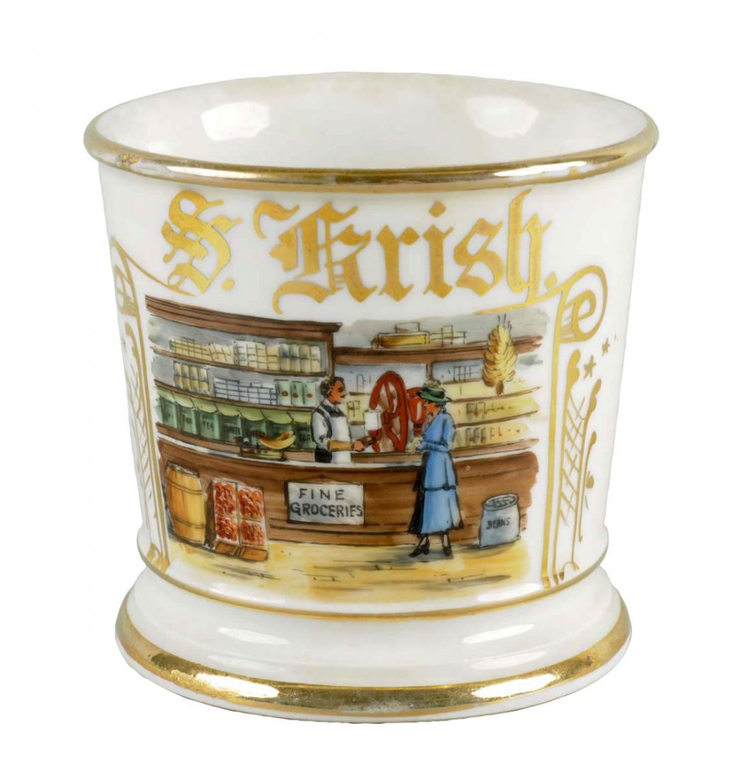 Grocer's Shaving Mug. (1 of 3)