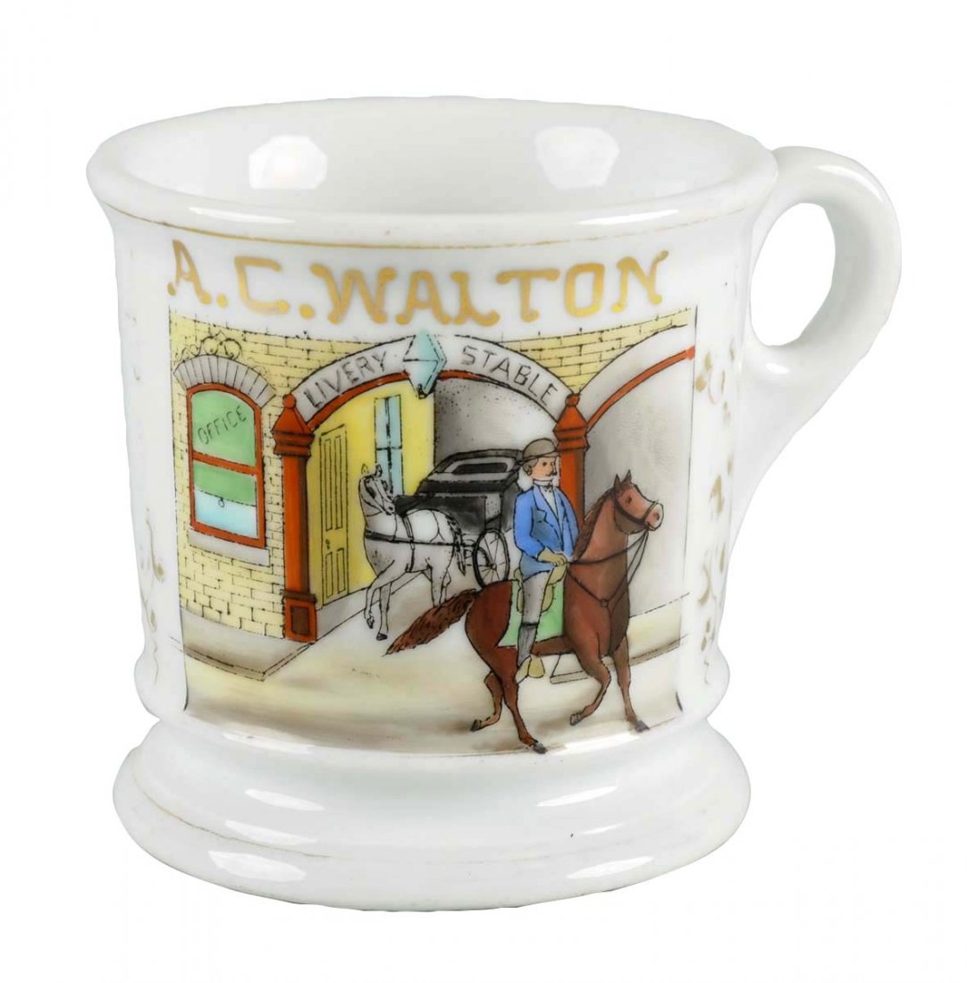 Livery Stable Shaving Mug. (1 of 2)