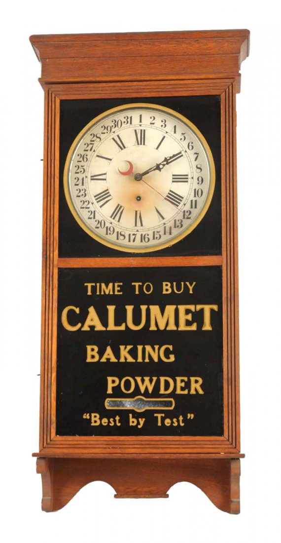 Calumet Baking Powder Clock. (1 of 1)