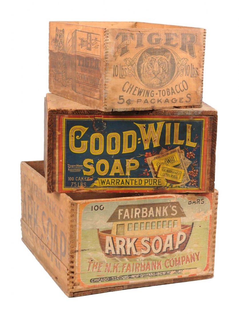 Lot of 3:  Tiger Tobacco, Ark Soap & Goodwill Soap (1 of 1)