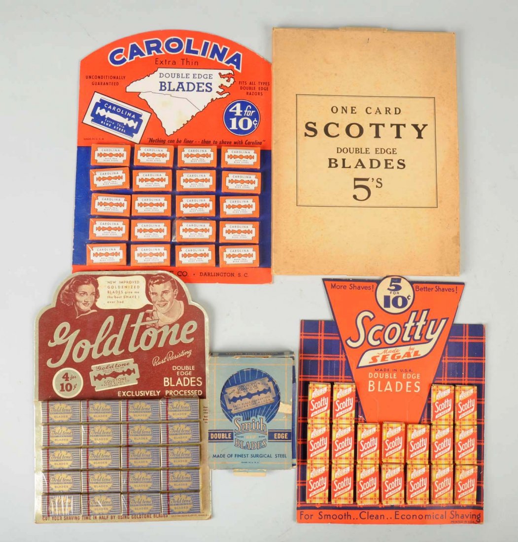 Lot of 4: Razor Blade Displays. (1 of 1)