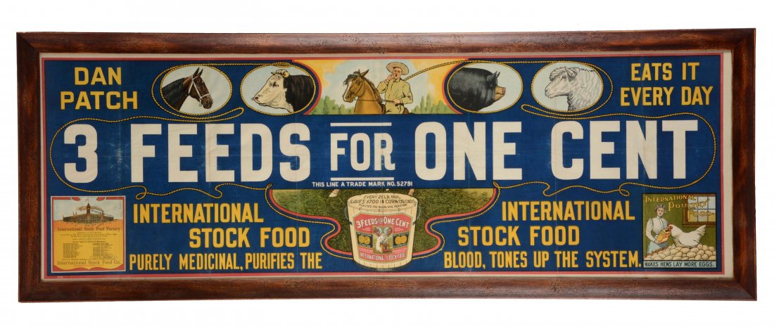 Dan Patch International Stock Food Advertising Banner. (1 of 1)
