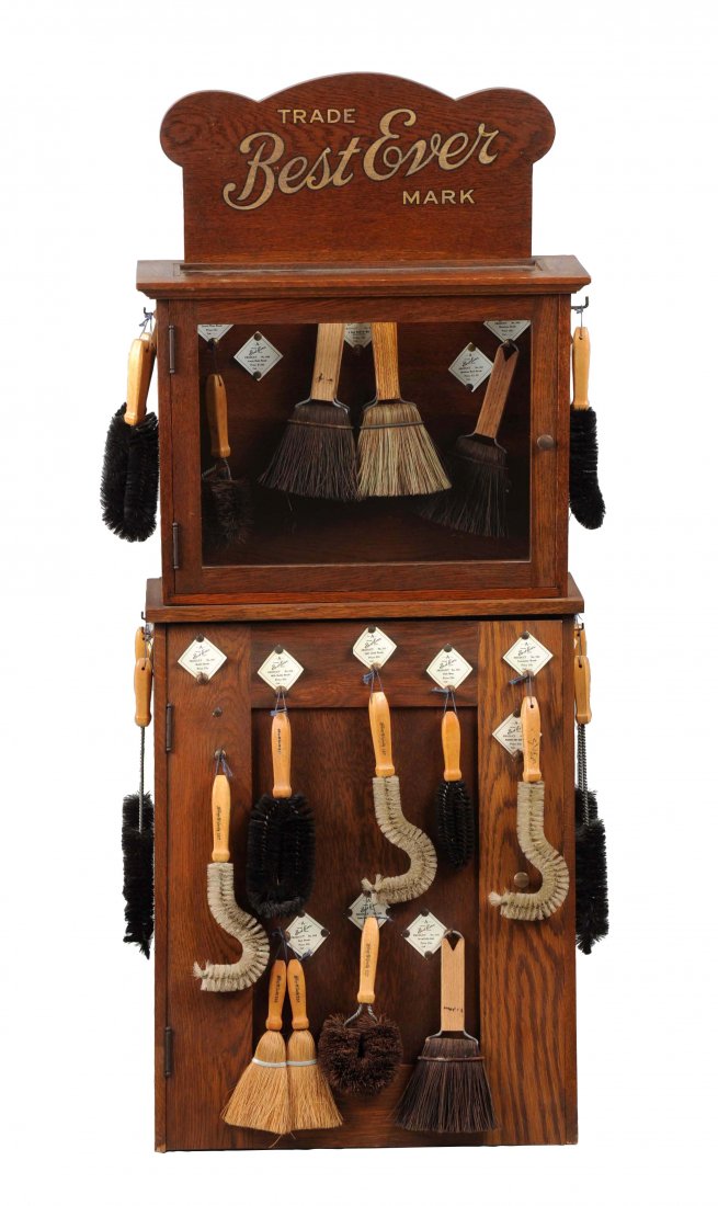 Best Ever Wooden Brush Display Cabinet. (1 of 3)