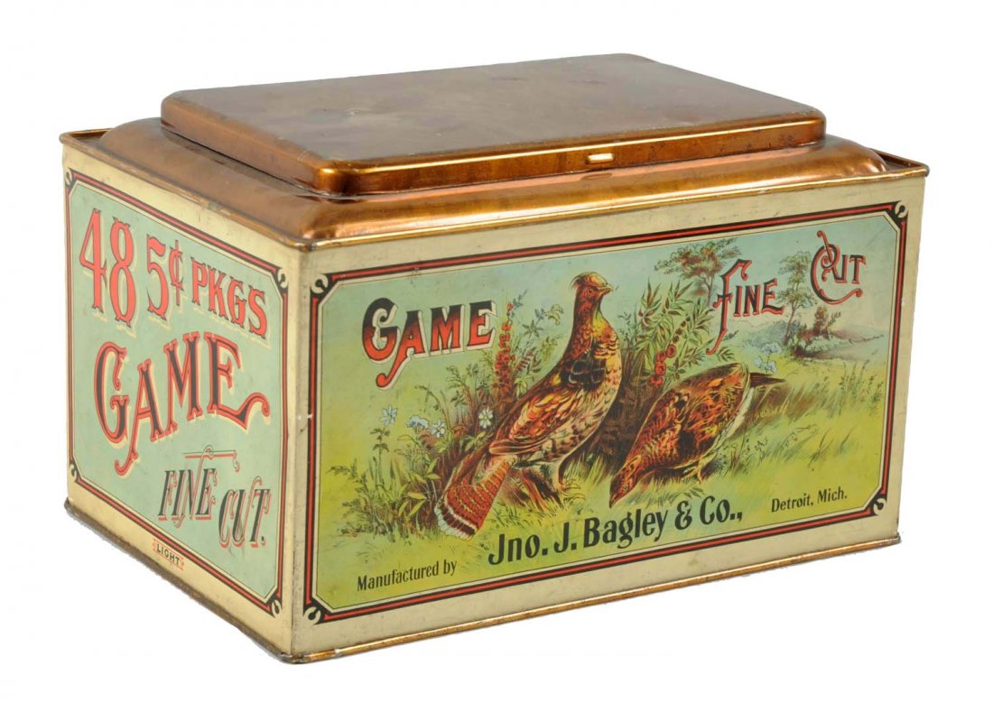 Game Fine Cut Tobacco Tin. (1 of 2)