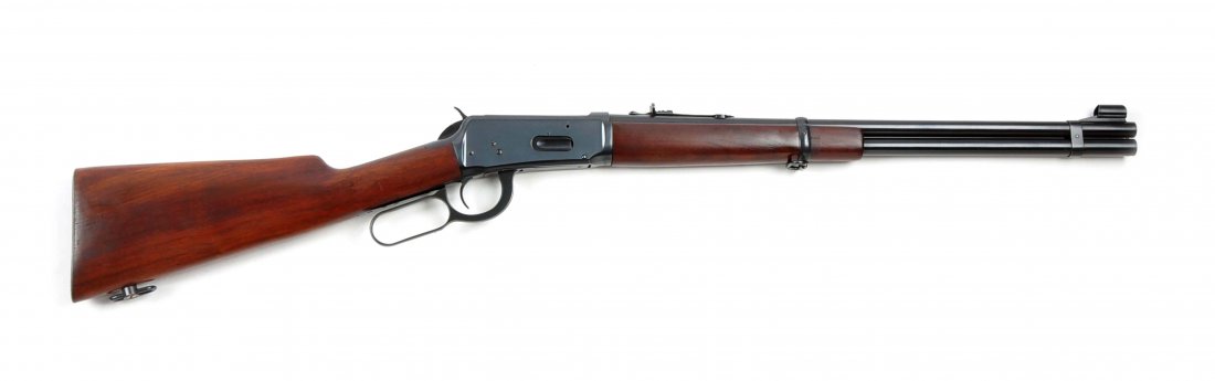 (C) Pre-64 Winchester Model 1894 Lever Action Flat Band: Manufacturer: Winchester Model: 1894 Serial No. 1505539 Caliber: .30-.30 Barrel Length: 20” FFL Status: Curio & Relic Manufactured 1949. Standard features include full round barrel, full magazine, t