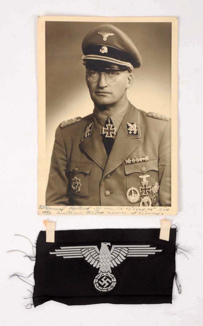 Lot Of 2: Items from U.S. Veteran.: Lt. Earl Griffin captured German General Curt Von Gottberg on May 15, 1945. Gottberg carried the rank of SS Obergruppen Fuhrer. He commanded units that performed war crimes on citizens and prisoners i